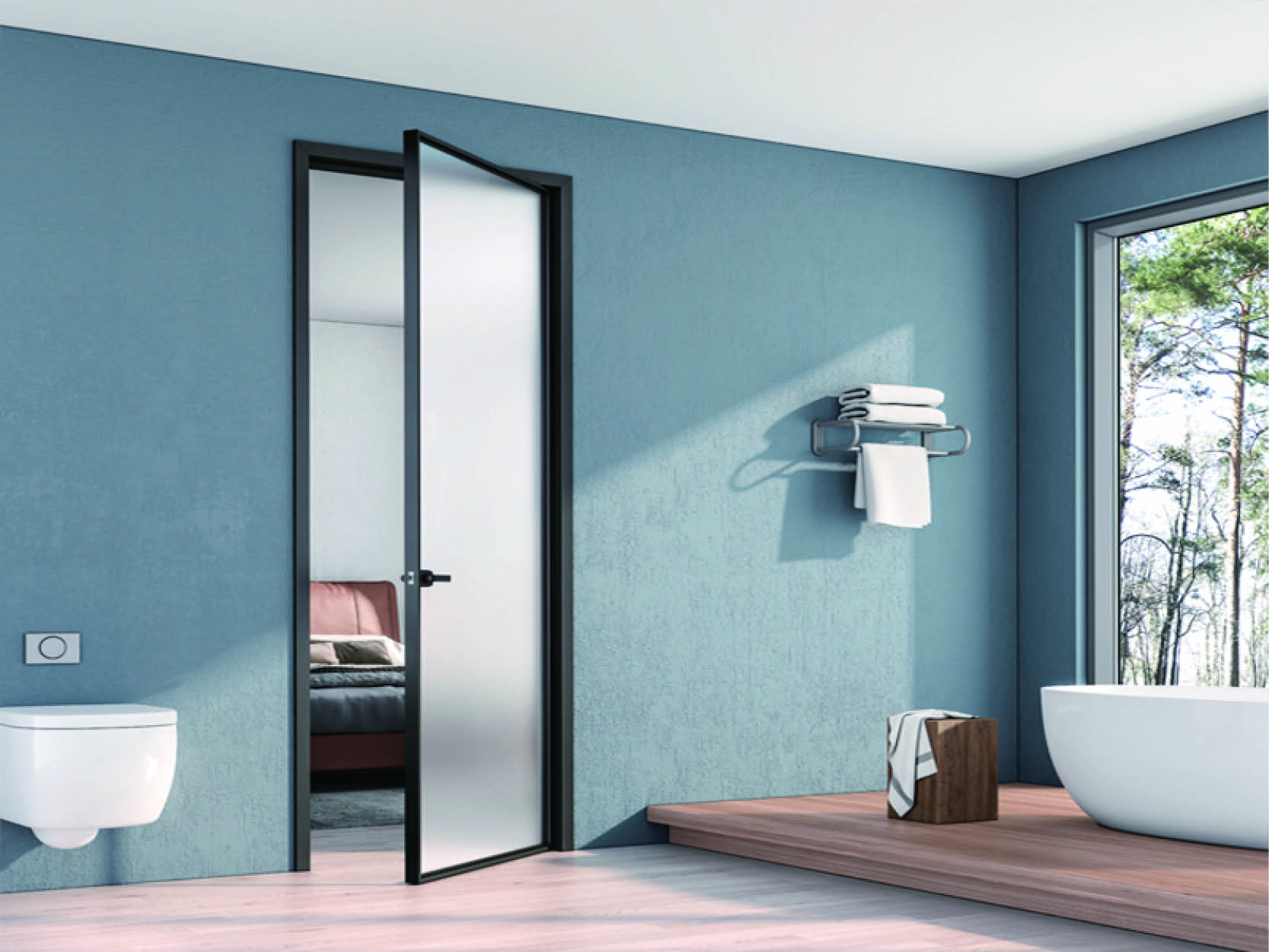 2.35*16 Ultra - Narrow swing door aluminum profile